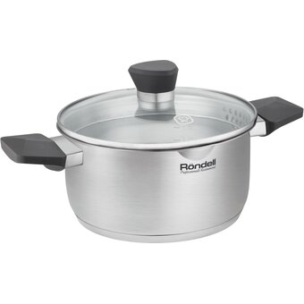  Кастрюля Rondell Strike Grey Ultra RDS-1949 стальной 