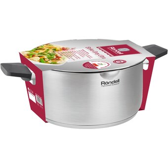  Кастрюля Rondell Strike Grey Ultra RDS-1949 стальной 