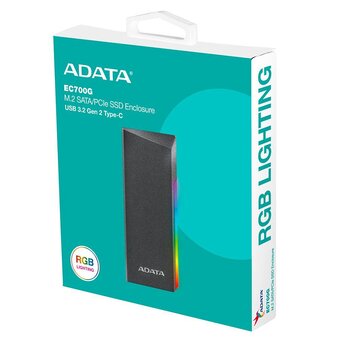  Корпус для HDD/SSD ADATA EC700G (AEC700GU32G2-CGY) 