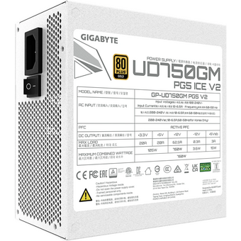  Блок питания GIGABYTE GP-UD750GM PG5 Ice, ATX 750W 