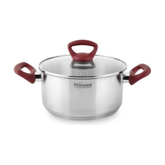  Кастрюля Rondell Heidi RDS-1114 4.8л d-24см стальной 