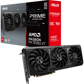  Видеокарта ASUS AMD Radeon RX 9060XT (Prime-RX9060XT-O16G) 16ГБ GDDR6, Ret 