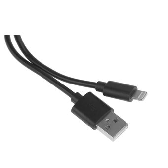  Дата-кабель BoraSCO (VSP) lightning 2А 1м (чёрный) 