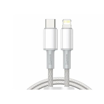  Кабель Baseus CATLGD-A02 High Density Braided Fast Charging Data Cable Type-C to iP PD 20W 2m White 