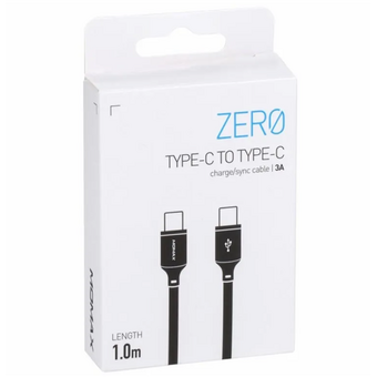  Кабель Momax Zero DC16D USB-C/USB-C 1м Black 
