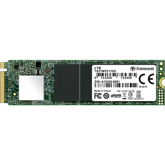  SSD Transcend MTE110S (TS2TMTE110S), 2048GB, M.2(22x80mm), NVMe, PCIe 3.0 x4, 3D TLC, R/W 2500/1700MB/s, IOPs 200 000/250 000 