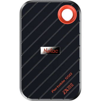  Внешний SSD Netac ZX20 II (NT01ZX20II-2T0-32BK) 2.0Tb (USB3.2 Type-C, 2000/1800MBs, 78x46x8mm, 47g) 