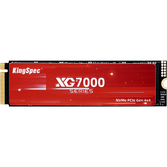  SSD KingSpec XG7000 Series (XG7000-4TB) 4.0Tb M.2 (PCI-E 4.0 x4, up to 7400/6500MBs, 3D TLC, 2400TBW 