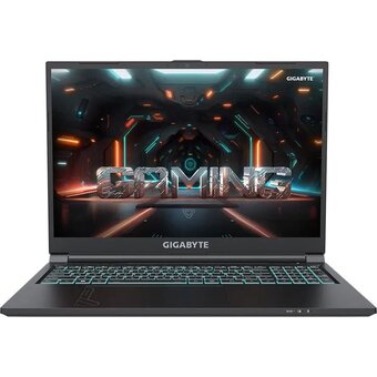  Ноутбук GIGABYTE G6 KF (KF-H3KZ853KD/32) Intel Core i7 13620H 2400MHz/16"/1920x1200/32GB/512GB SSD/NVIDIA GeForce RTX 4060 8GB/Wi-Fi/DOS Black 