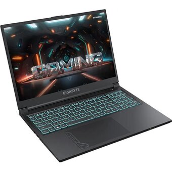  Ноутбук GIGABYTE G6 KF (KF-H3KZ853KD/32) Intel Core i7 13620H 2400MHz/16"/1920x1200/32GB/512GB SSD/NVIDIA GeForce RTX 4060 8GB/Wi-Fi/DOS Black 