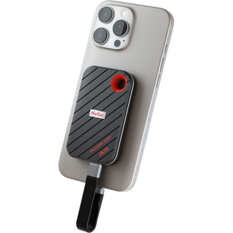  Внешний SSD Netac ZX20 II (NT01ZX20II-2T0-32BK) 2.0Tb (USB3.2 Type-C, 2000/1800MBs, 78x46x8mm, 47g) 