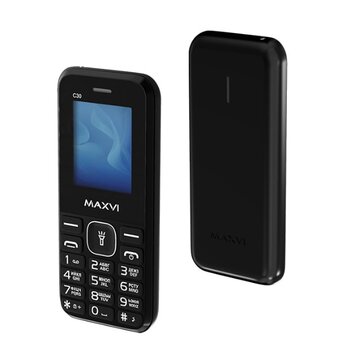  УЦ Мобильный телефон Maxvi C30 Black (плохая упаковка) 