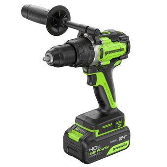  Дрель-шуруповерт Greenworks GD24DD140 (3707607CUD) с АКБ и ЗУ 
