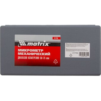  Микрометр механический MATRIX 317755 