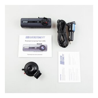  Видеорегистратор Silverstone F1 Taxi 3 4K черный 