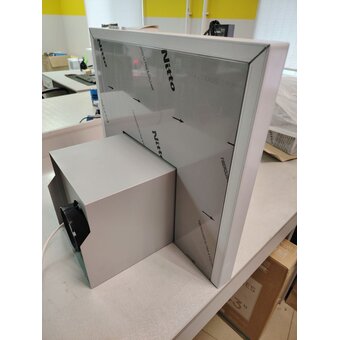  УЦ Вытяжка Elikor Квадра 60Н-430-К3Д нерж сталь (плохая упаковка, б/у, нет документации, ремонт двигателя) 