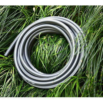  Шланг поливочный армированный Deli DL8072-15 15 метров, 1/2", 4 слоя, давление до 25 бар, серый 