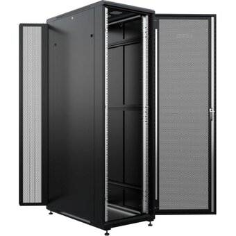  Шкаф серверный NTSS Премиум NTSS-R42U60100PD/PDD-BL напольный 42U 600x1000мм черный 