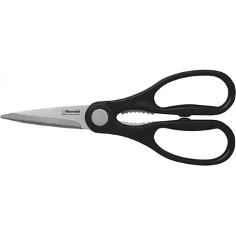  Набор ножей кухонных Rondell Dart RD-1358 компл. 5предм. подставка/ножницы черный/красный/серый 