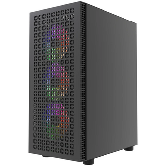  Корпус Powercase Mistral EA18 (CMAEA18-A4), Tempered Glass, 4x 120mm ARGB PWM Fan, чёрный, ATX 