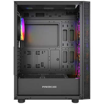  Корпус Powercase Mistral EA18 (CMAEA18-A4), Tempered Glass, 4x 120mm ARGB PWM Fan, чёрный, ATX 