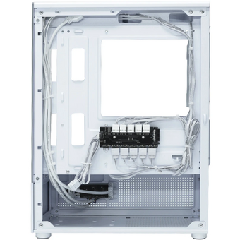  Корпус XASTRA Q300M 5ARGB-C6 White (Q300M-5FC12A-C6-WH) mATX/Aquarium/Screewless/ 5x120mm ARGB PWM FC fans/Argb+PWM Hub 6port 