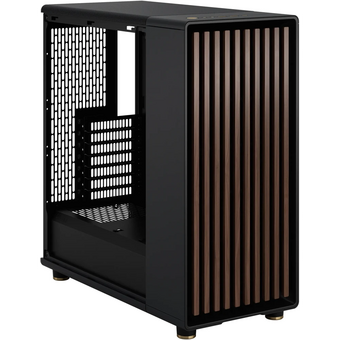  Корпус Fractal Design FD-C-NOR1C-01 без БП North, Midi-Tower, 2x140mm, 2xUSB-A 3.2 + 1xUSB Type-C ATX, mITX Wood panel, Charcoal Blac 