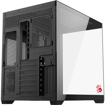  Корпус Bloody CC-122 черный (CC-122-BK) без БП ATX 10x120mm 1xUSB2.0 1xUSB3.0 audio 