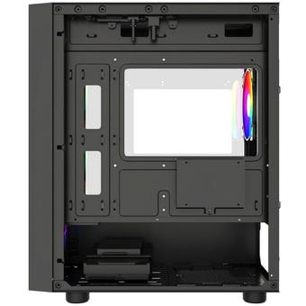  Корпус Powercase Mistral Micro EM16 (CMMEM16B-L4), Tempered Glass, 4x120mm FRGB fan, чёрный, mATX 