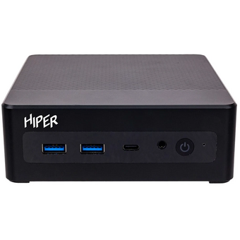  Неттоп Hiper Factum FN2 (FN2-i51335R16N5I6BWP) Intel Core i5 1335U(1.3Ghz)/16384Mb/512PCISSDGb/noDVD/BT/WiFi/war 1y/0.4kg/черный/Win11Pro + WiFi 6, BT 