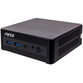  Неттоп Hiper Factum FN2 (FN2-i51335R16N5I6BWP) Intel Core i5 1335U(1.3Ghz)/16384Mb/512PCISSDGb/noDVD/BT/WiFi/war 1y/0.4kg/черный/Win11Pro + WiFi 6, BT 