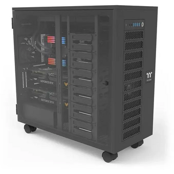  Корпус Thermaltake AX700 Glass (CA-11B-00F1WN-00) черный без БП XL-ATX 18x120mm 18x140mm 2x200mm 4xUSB3.0 audio bott PSU 