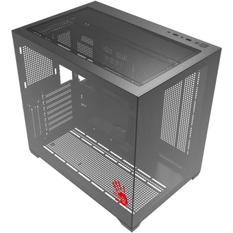  Корпус Bloody CC-122 черный (CC-122-BK) без БП ATX 10x120mm 1xUSB2.0 1xUSB3.0 audio 