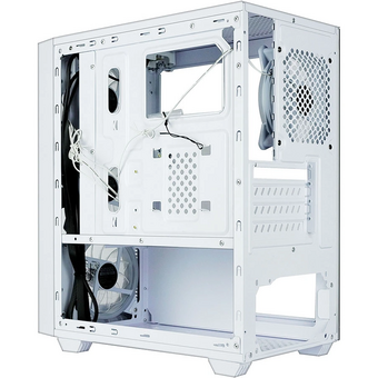  Корпус Ginzzu CL640 mATX Fan 4*12FRGB передняя панель сетка белый 