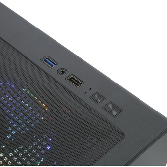  Корпус Ginzzu RX670 mATX Fan 12cm FRGB*3 