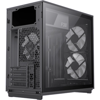  Корпус GameMax F36 BK без БП (Midi Tower, ATX, Черный, 1*USB Type-C, 3*120мм) 