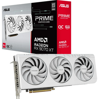  Видеокарта ASUS Prime-RX9070XT-O16G-White (90YV0L75-M0NA00) 