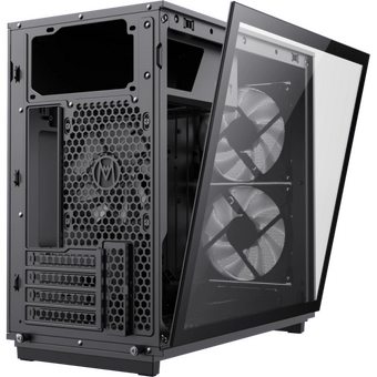  Корпус GameMax F36 BK без БП (Midi Tower, ATX, Черный, 1*USB Type-C, 3*120мм) 