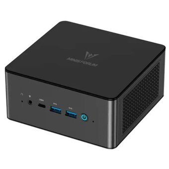  Мини ПК Minisforum UM890Pro/32GB+1TB (AMD R9 8945HS) 32GB+1TB, AMD Radeon780M, Win11 Pro 