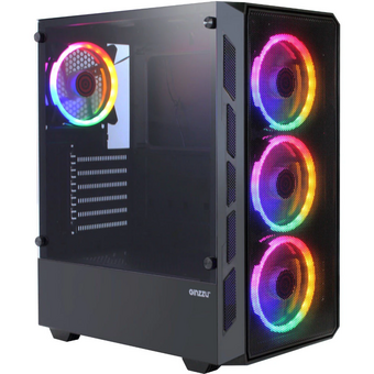  Корпус Ginzzu RX320 ATX Fan 12cm FRGB*4 