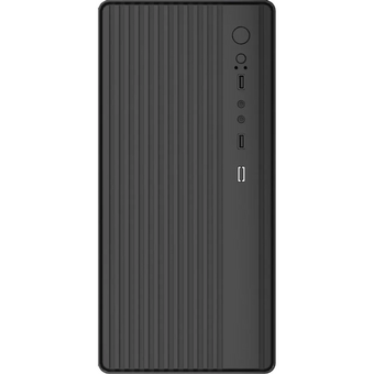  Корпус Accord ACC-M258-01B черный без БП mATX 4x120mm 2xUSB2.0 audio 