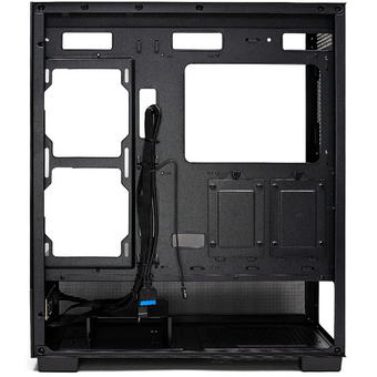  Корпус XASTRA Q500 3ARGB-C10 Black (Q500-3FM12A-C10) ATX/Aquarium/Screewless/ 3x120mm ARGB PWM FM fans/Argb+PWM HUB 10port 