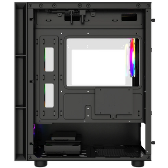  Корпус Powercase Mistral Micro EM17 (CMMEM17B-A4), Tempered Glass, 4x120mm ARGB PWM fan, чёрный, mATX 