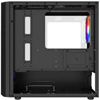 Корпус Powercase Mistral Micro D3B ARGB V2 (CMMDB-A3-V2), Tempered Glass, 2x 140mm ARGB PWM+1x 120mm ARGB PWM, чёрный, mATX 