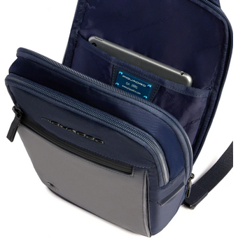  Рюкзак-слинг Piquadro Orion CA6625S136/BLU синий ткань 