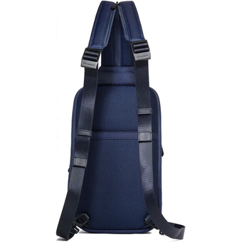  Рюкзак-слинг Piquadro Orion CA6625S136/BLU синий ткань 