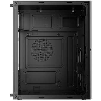  Корпус CBR V861 (PCC-MATX-V861-WPSU), без БП, mATX Minitower, 2*USB 2.0, HD Audio+Mic, Black 