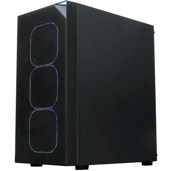  Корпус XASTRA A408 4ARGB Black (A408-4FG12A) ATX/Mesh/Screwless full-size TG / 4x120mm ARGB PWM FG fans 