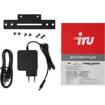  Неттоп iRU Planio 325 (2105312) AMD Ryzen 5 3500U, DDR4 16ГБ, 512ГБ(SSD), AMD Radeon Vega 8, Windows 11 Pro, черный 