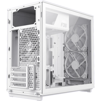  Корпус GameMax F36 WH без БП (Midi Tower, ATX, Белый, 1*USB Type-C, 3*120мм) 